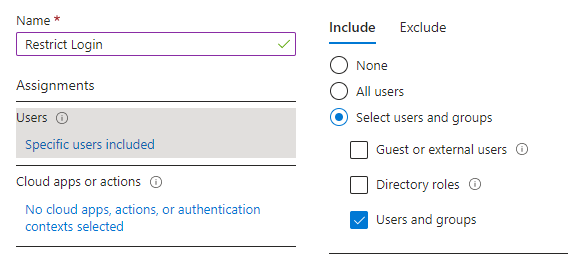 Conditional Access