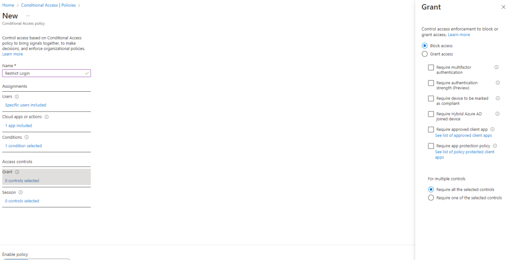 Enhance Conditional Access