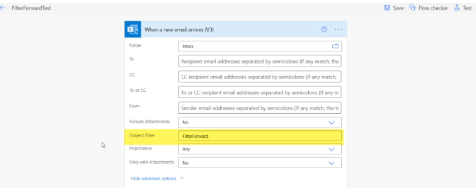 Use Power Automate (Microsoft Flow)