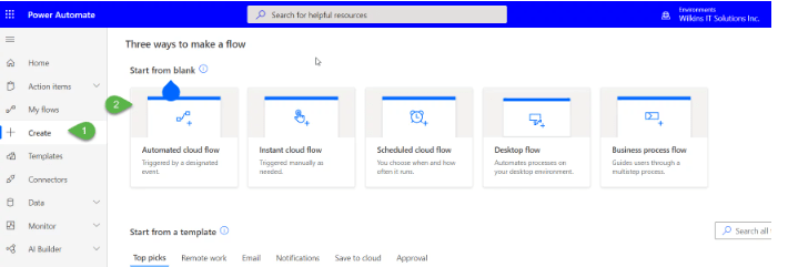 Use Power Automate (Microsoft Flow)