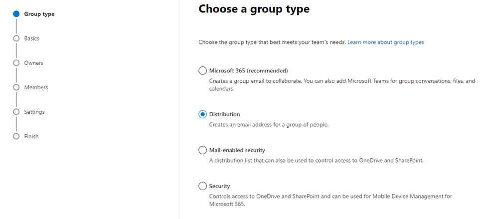 External Email Address to a Distribution List in Exchange