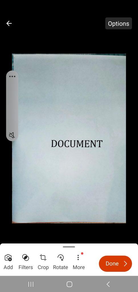 Scanning With Microsoft Lens