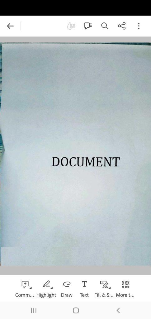 Scanning With Microsoft Lens