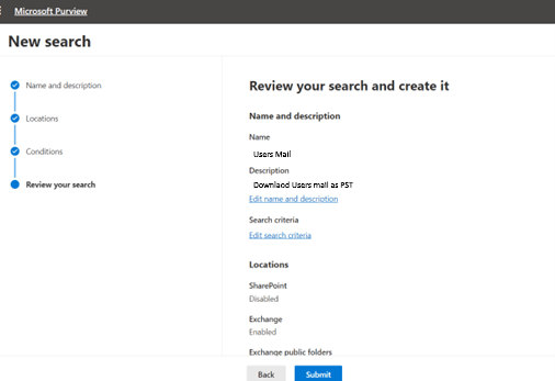 M365 Download Users Exchange Mail