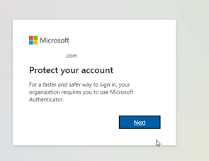 Microsoft Authenticator to MFA