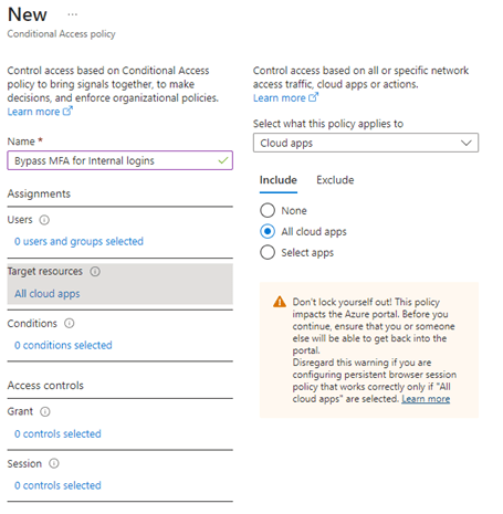 Bypass MFA With Conditional Access