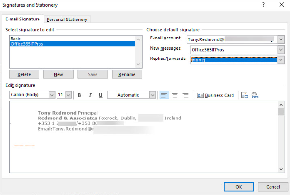 Automatically Add Signature to Outlook