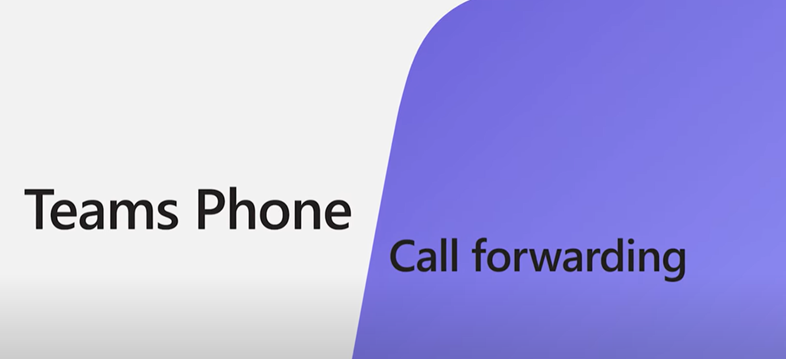 Forwarding in Microsoft Teams