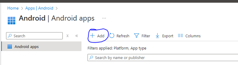 Android System Apps and Intune