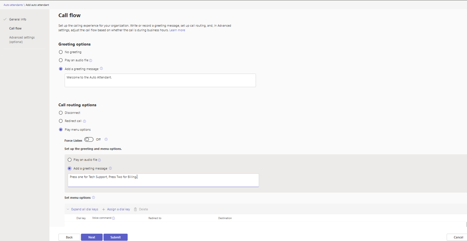 Set up Auto Attendant for Teams