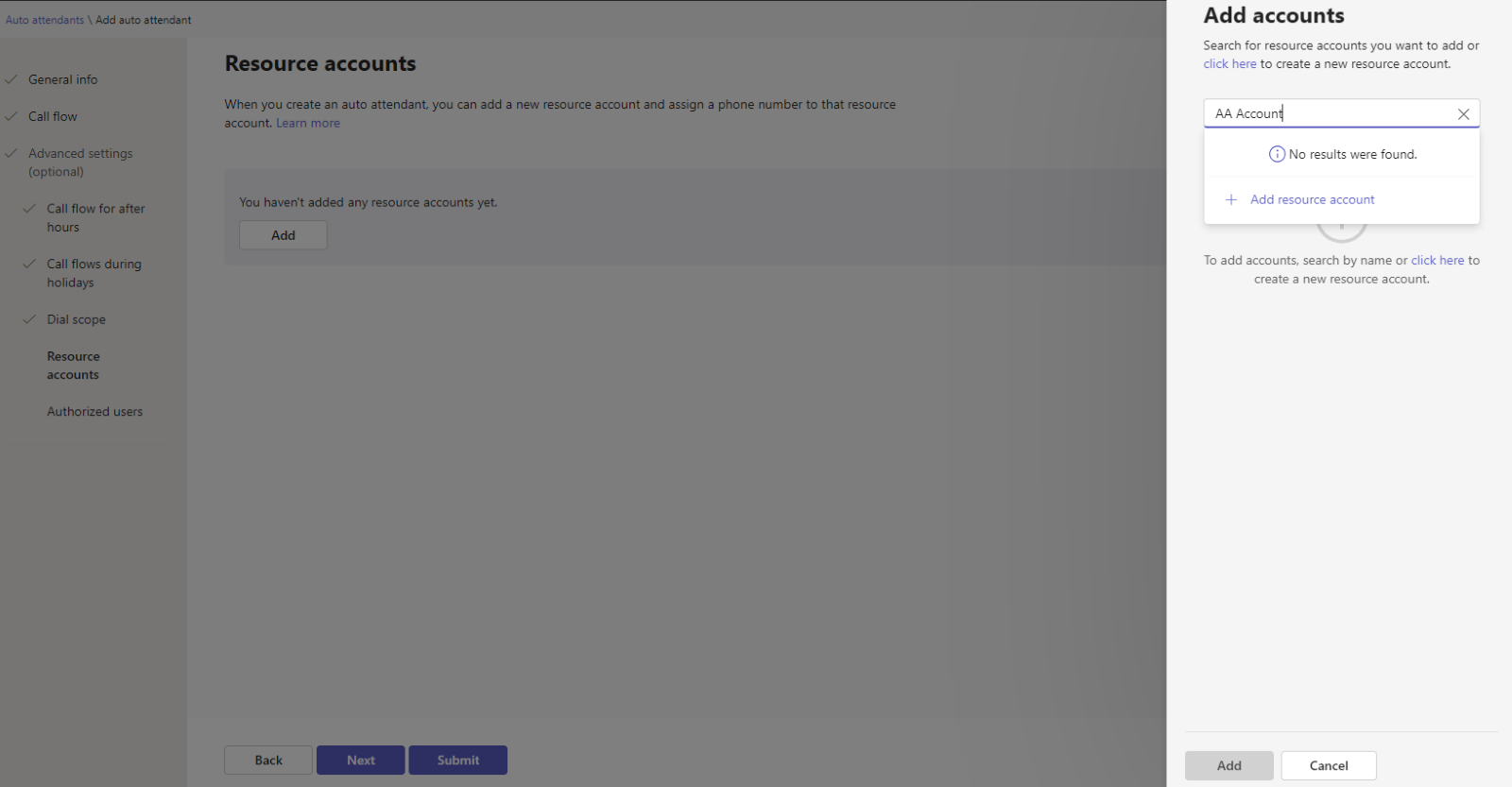 Set up Auto Attendant for Teams