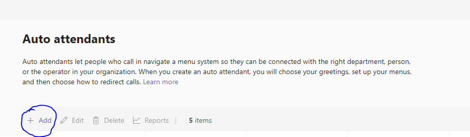 Set up Auto Attendant for Teams 
