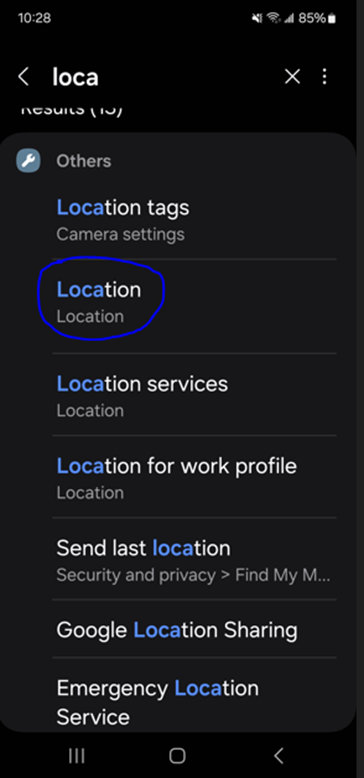 Location Services in Intune
