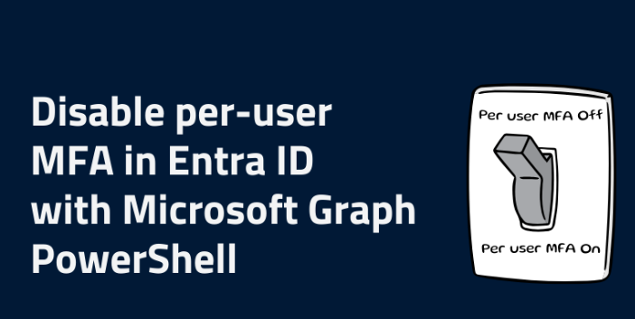 Disable Per User MFA