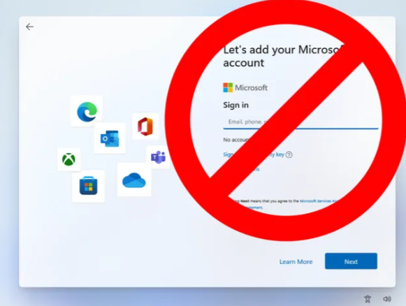 Setup Windows 11 Without Microsoft Account
