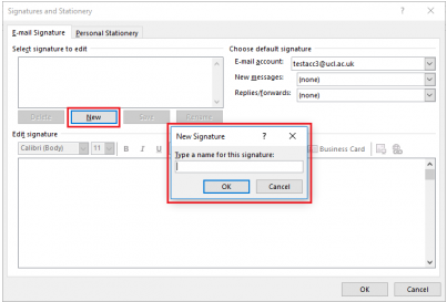 Signature in the New Outlook